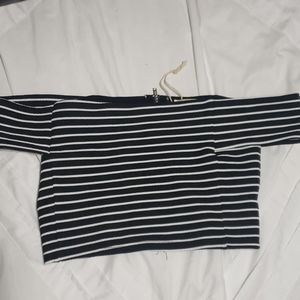 Off the shoulder crop top